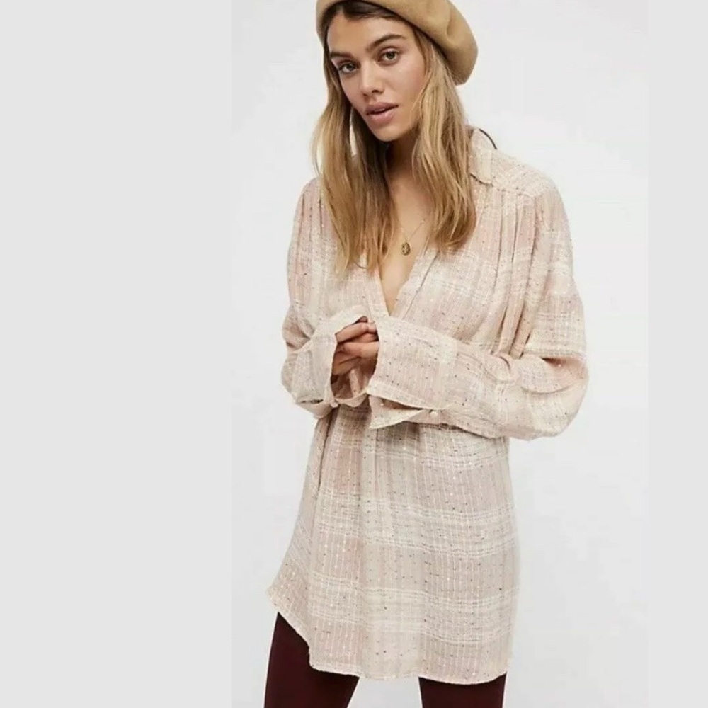 FP Fearless Love Sequin Tunic mini dress Festival
